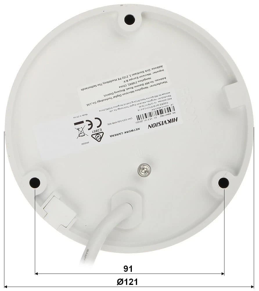 IP camera HIKVISION DS-2CD2186G2-ISU(2.8mm)(O-STD) купол,антивандал 8MP,IR 30M,MIC,MicroSD,AcuSense