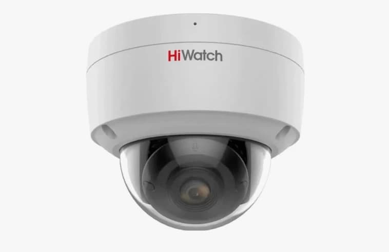 IP camera HIWATCH IPC-D020(C) (2.8mm) купольная,антивандал 2МП,IR 30M,MIC