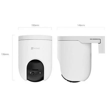 IP camera EZVIZ H8c PoE уличн поворотн 2K,4mm,LED 30M,microSD,MIC/SP CS-H8C-R200-1K3EKFL(4MM)