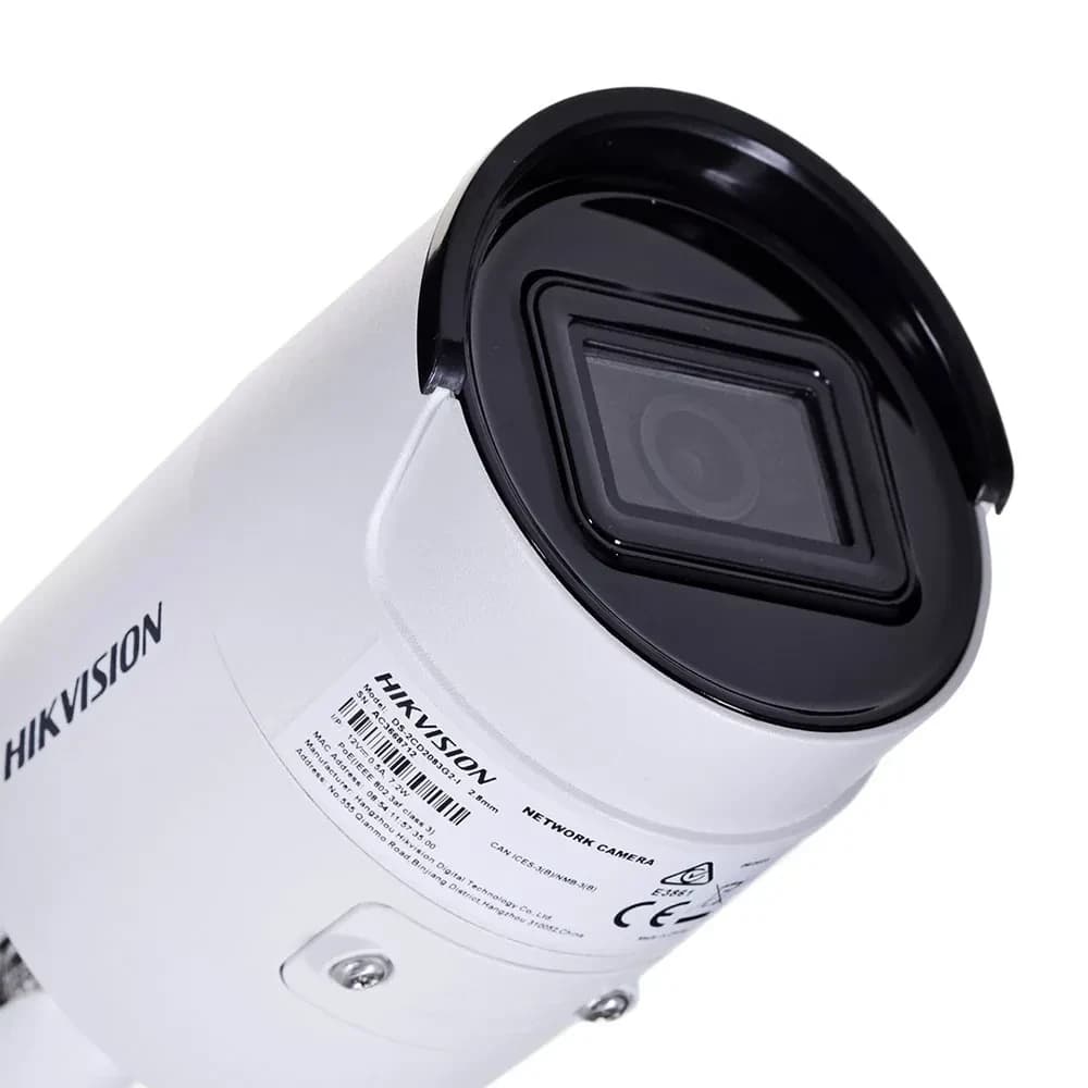 IP camera HIKVISION DS-2CD2083G2-I(2.8mm)(O-STD) цилиндр,уличная 8MP,IR 40M,MicroSD,AcuSense