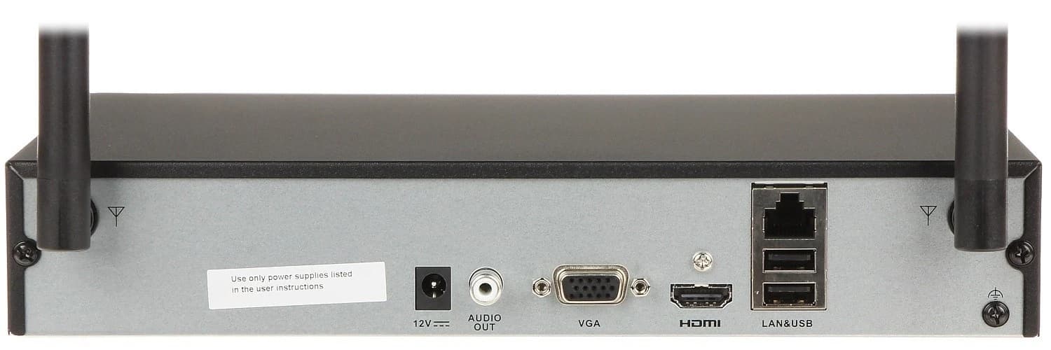 NVR HIKVISION DS-7104NI-K1/W/M(O-STD50/40 Mbps,4IP,4ch/4MP,4ch@1080P,1HDDupto6TB,H.265+,2.4GHzWiFi