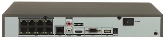 NVR HIKVISION DS-7608NXI-K1(B)(O-STD)(80mbps,8 IP,1ch/12 MP,2ch/8MP,8ch/1080P,1HDD upto 10TB,H.265)