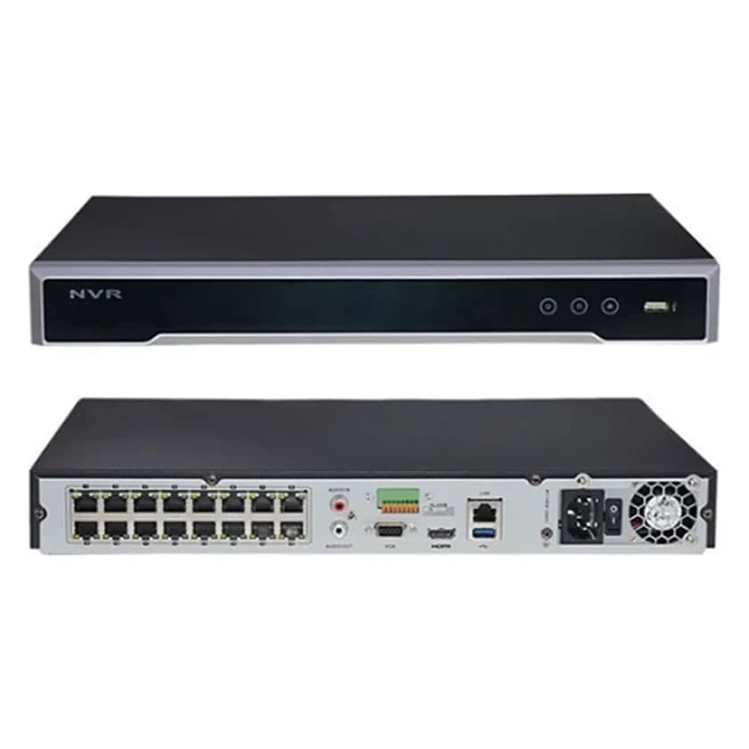 Видеорегистратор Hikvision DS-7616NI-Q2(E)(O-STD) (16 каналов, 8 Мп, 2 HDD)