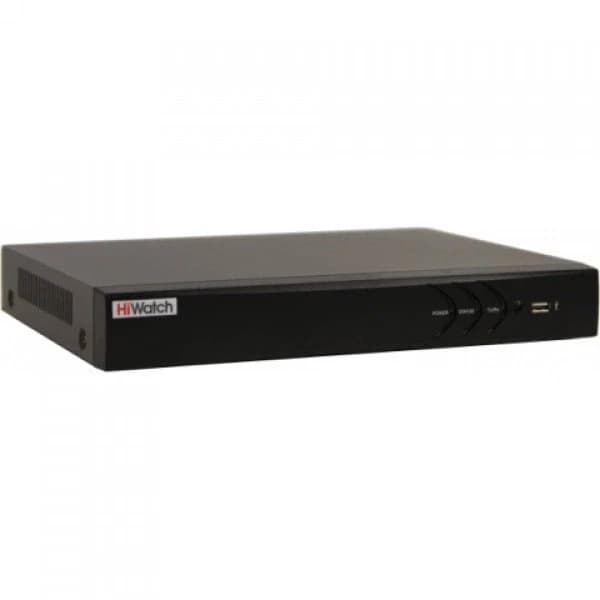 NVR HIWATCH DS-N304(D) (80mbps,4 IP,1ch/8MP,4ch@1080P,1HDD upto 6TB,GLAN,H.265)