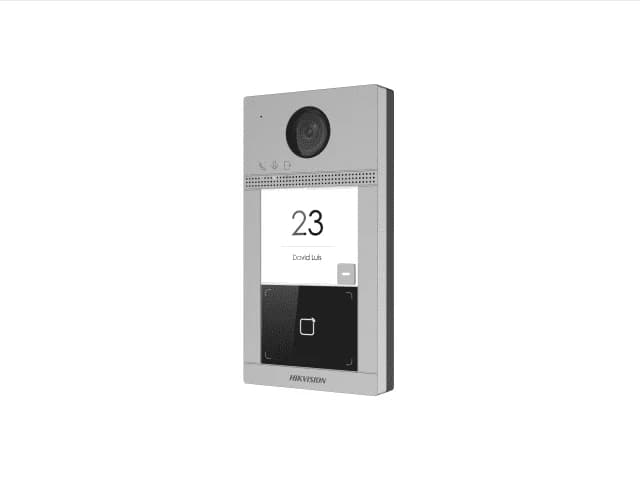 IP вызывная панель HIKVISION DS-KV8113-WME1(C) 2MP,Mifare,WIFI,PoE,IP65, IK08,METAL