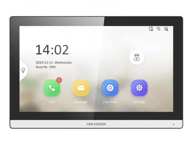 Домофон Hikvision DS-KH6350-WTE1(O-STD) (Touch-Screen, PoE)