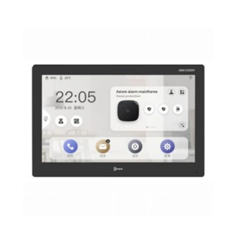 IP монитор видеодомофона HIKVISION DS-KH9510-WTE1(B)BLACK 10,1"(STD) Touch-Screen,Android,PoE,WiFi