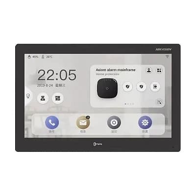 IP монитор видеодомофона HIKVISION DS-KH9510-WTE1(B)BLACK 10,1"(STD) Touch-Screen,Android,PoE,WiFi