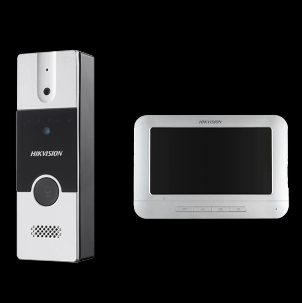 Домофон Hikvision DS-KIS202T Analog (одноквартирная система, накладной)