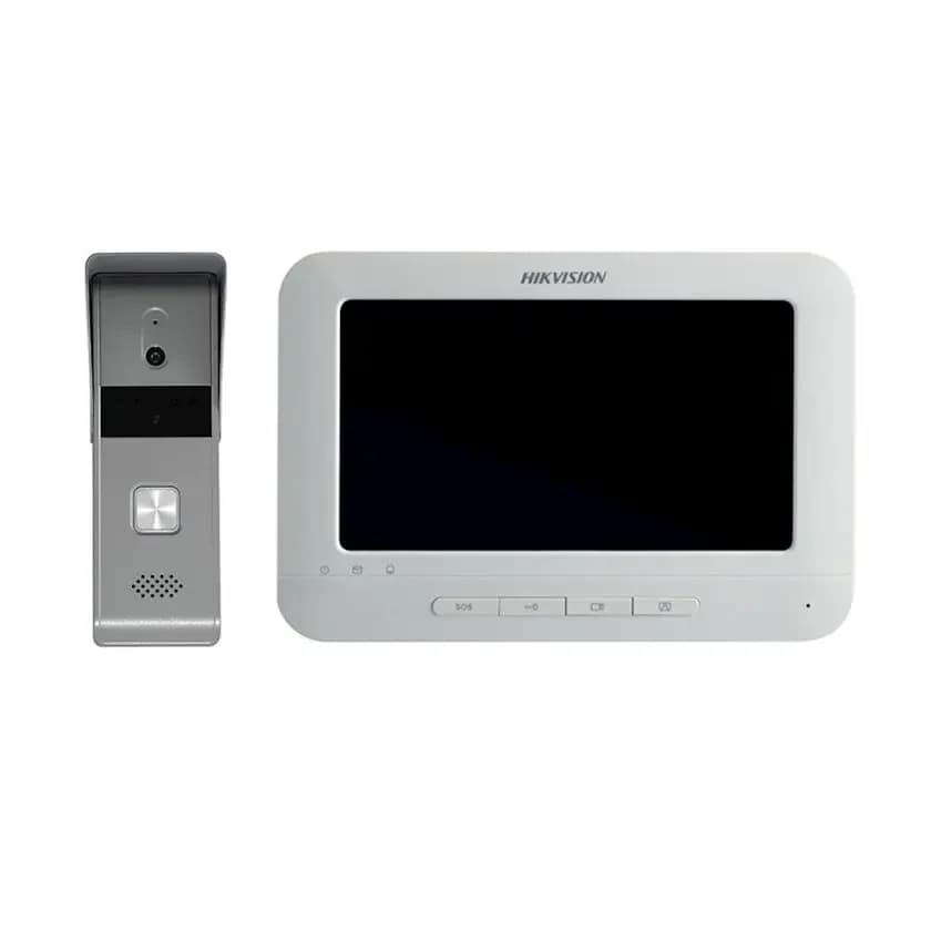 Видеодомофон HIKVISION DS-KIS205T(Grey)Analog уличн IP65
