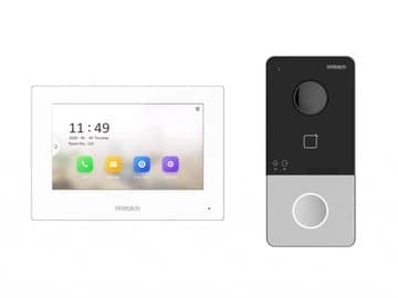 Домофон HIWATCH DS-D100IKWF(B) (IP, WiFi, PoE)