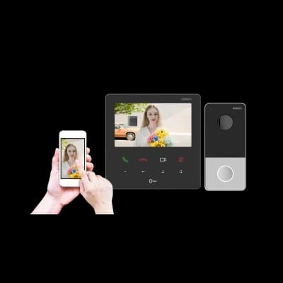 Домофон HIWATCH DS-D200IKWF (IP, WiFi, PoE)