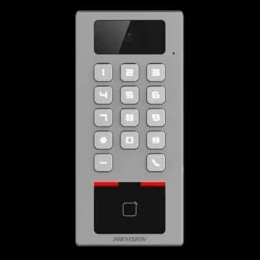 Терминал доступа HIKVISION DS-K1T344MBWX-QRE1(STD) распознавание лиц,WIFI,QR-код,Mifare,IP65,PoE