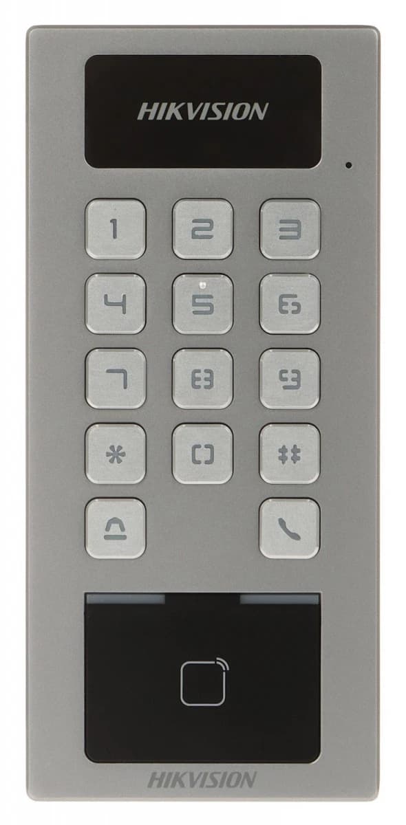 Терминал доступа-аудиодомофон HIKVISION DS-K1T502DBWX Mifare,WIFI,IP65,IK09