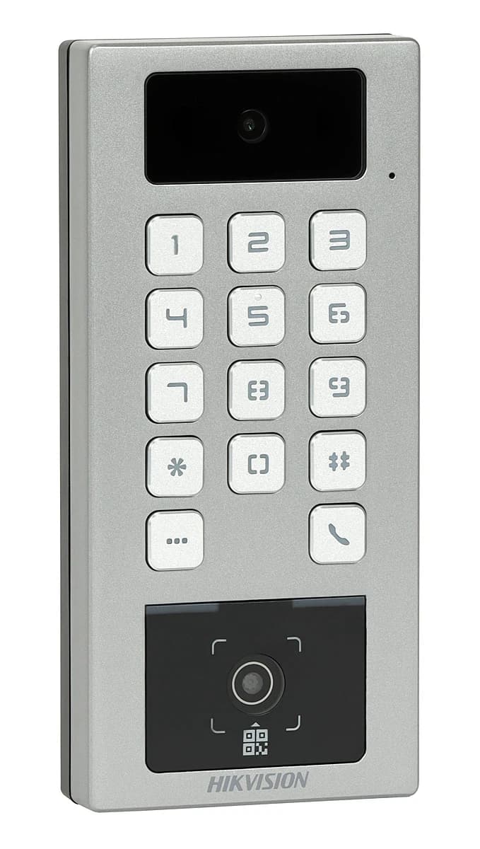Терминал доступа-аудиодомофон HIKVISION DS-K1T502DBWX Mifare,WIFI,IP65,IK09