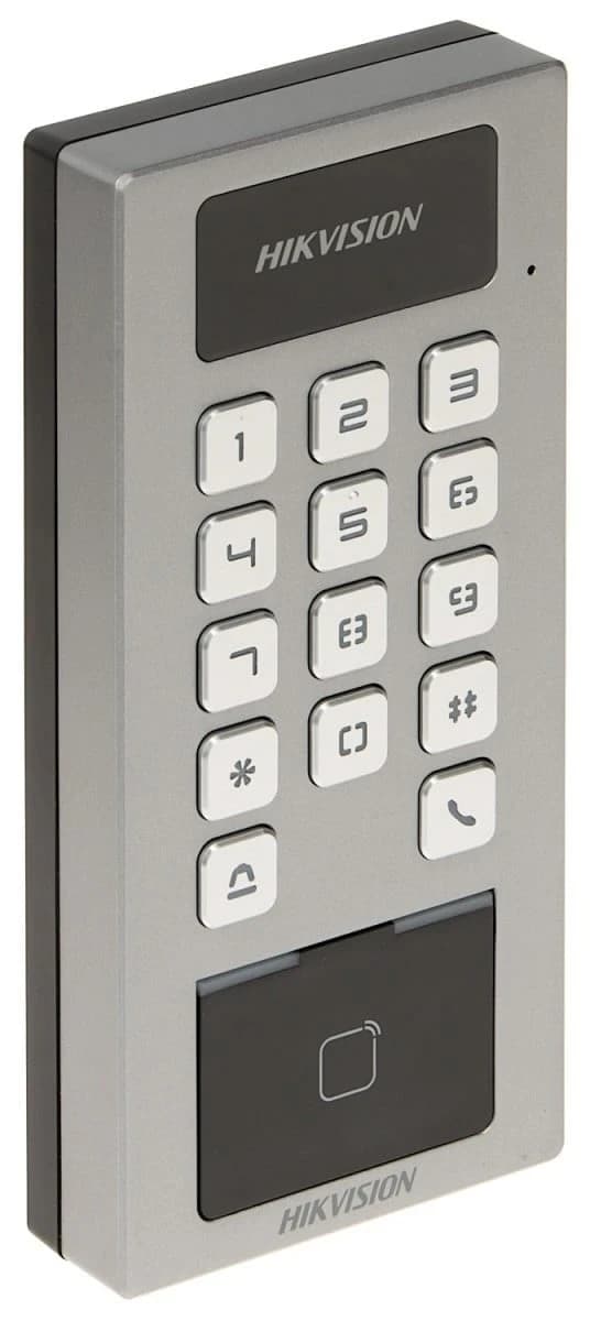 Терминал доступа-аудиодомофон HIKVISION DS-K1T502DBWX Mifare,WIFI,IP65,IK09