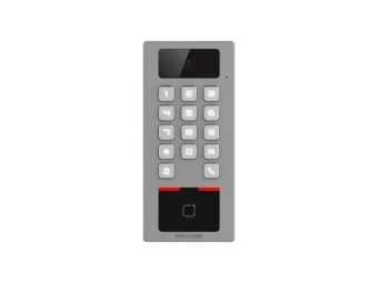Терминал доступа-видеодомофон HIKVISION DS-K1T502DBFWX-C отпечаток,Mifare,WIFI,IP65,IK09