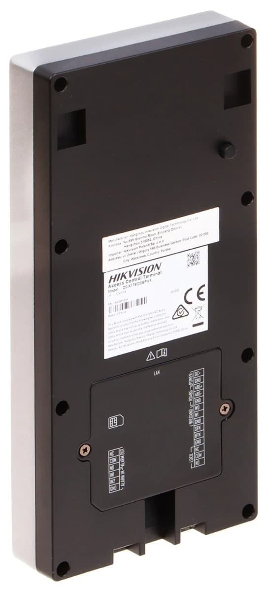 Терминал доступа-видеодомофон HIKVISION DS-K1T502DBFWX-C отпечаток,Mifare,WIFI,IP65,IK09