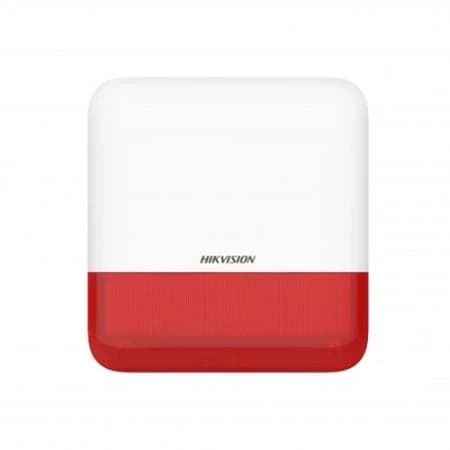 HIKVISION AX PRO 868MHz DS-PS1-E-WE(Red Indicator)(O-STD)оповещатель свето-звуковой беспроводной