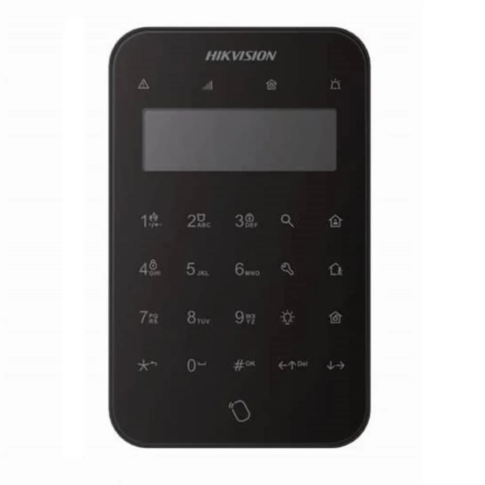 HIKVISION AX PRO DS-PK1-LT-WB(O-STD) клавиатура охранной панели с дисплеем беспроводная