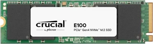 Crucial E100 2TB PCIe NVMe Gen4x4 M.2 2280, RW Speed up to 5000/4500 MB/s, [CT2000E100SSD8]