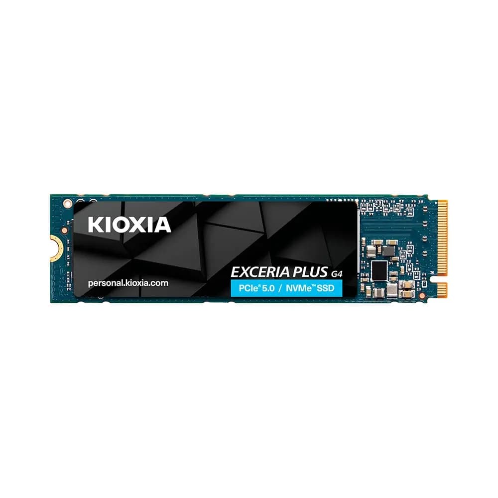 KIOXIA EXCERIA PLUS G4 2TB PCIe NVMe Gen5 x4, 128 GT/s, M.2 2280, BiCS FLASH, Read/Write up to 10.000/8.200 MB/s, Read/Write 1.300.000/1.400.000 IOPS, (Совместим с PCIe 4.0 и 3.0), [LVD10Z002TG8]