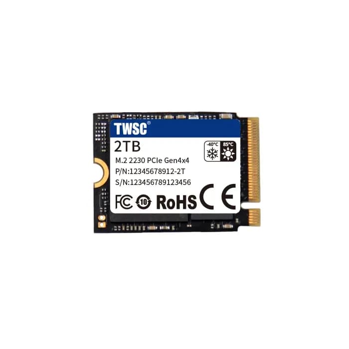 TWSC 512GB PCIe NVMe Gen4x4, M.2 2280, RW Speed up to 4400/2800MB/s, [TSC3CN512-F1Q20S] OEM