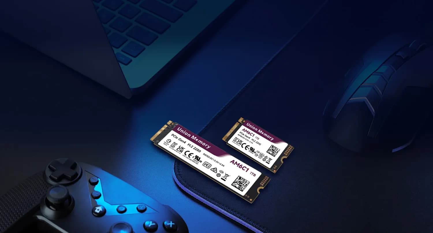 Union Memory AM6C1 512GB PCIe NVMe Gen4x4, M.2 2280, Read/Write 6700/6300MB/s [SSS1D71535] OEM