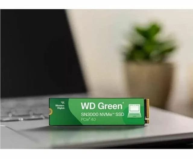 Western Digital Green SN3000 2TB PCIe NVMe Gen4x4 M.2 2280, RW Speed up to 5000/4200 MB/s, [WDS200T4G0E]