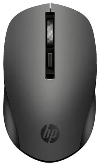 Мышь HP S1000 Plus, чёрная, Радиоканал (USB-приёмник)