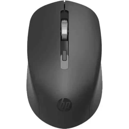 Мышь HP S1000 Plus, чёрная, Радиоканал (USB-приёмник)