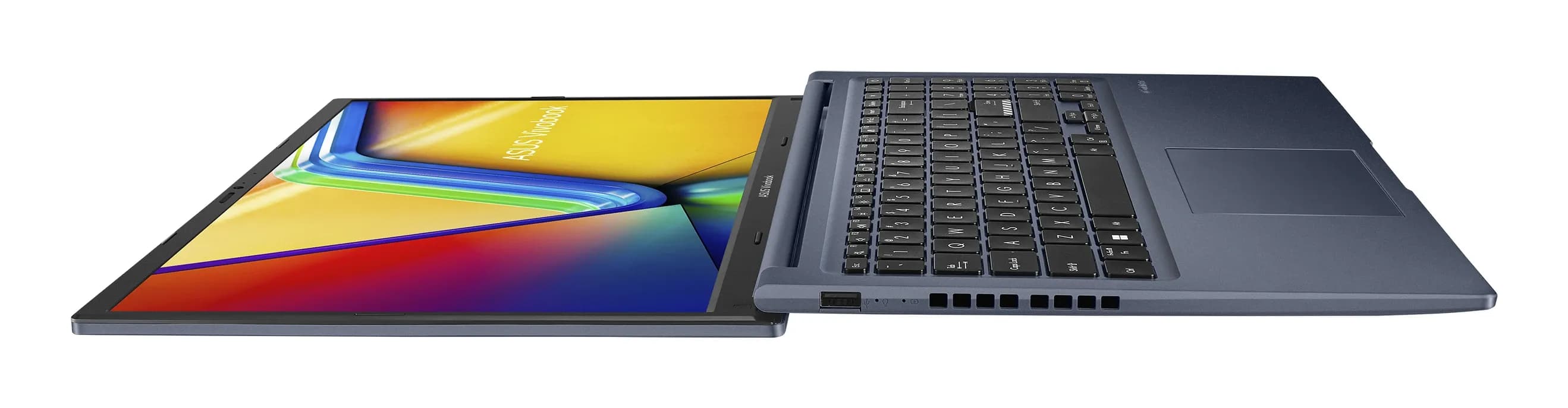Asus VivoBook 15 X1502VA-BQ903W Intel Core i5-13420H (8 ядер/12 потоков, up to 4.6GHz), 15.6" FULL HD IPS (1920 x 1080), 8GB DDR4-3200Mhz, 256GB SSD PCIe NVMe, Intel UHD Graphics, 3xUSB Type-A, 1xUSB Type-C, WiF 6E, BT 5.2, 720p HD Camera with Privacy Shutter, Fast Charging (Быстрая зарядка), Eng-Rus, QUIET BLUE