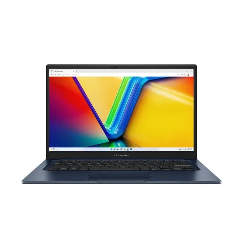 Asus VivoBook 15 X1504VA-BQ4173 Intel Core 7-150U (10 ядер/12 потоков, up to 5.4Ghz), 15.6" FULL HD IPS 250nits (1920 x 1080), 8GB DDR4-3200Mhz, 256GB SSD PCIe NVMe, Intel Graphics, 2xUSB Type-A, 2xUSB Type-C, WiF 6, BT 5.1, 720p HD camera with Privacy Shutter, Fast Charging (Быстрая зарядка), Eng-Rus, COOL SILVER