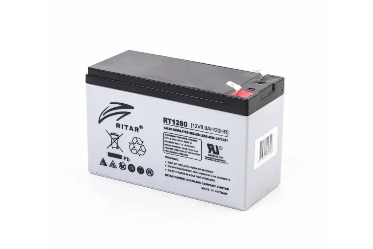 Аккумулятор 12V 8AH Ritar RT1280