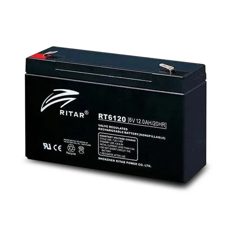 Аккумулятор Ritar RT6120 (6 В, 12 Ач)