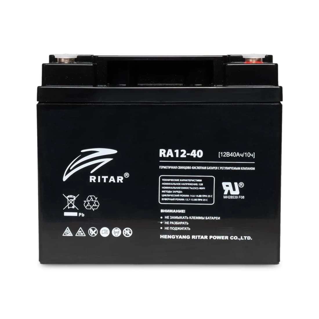 Аккумулятор Ritar RA12-40, 12V, 40.0AH