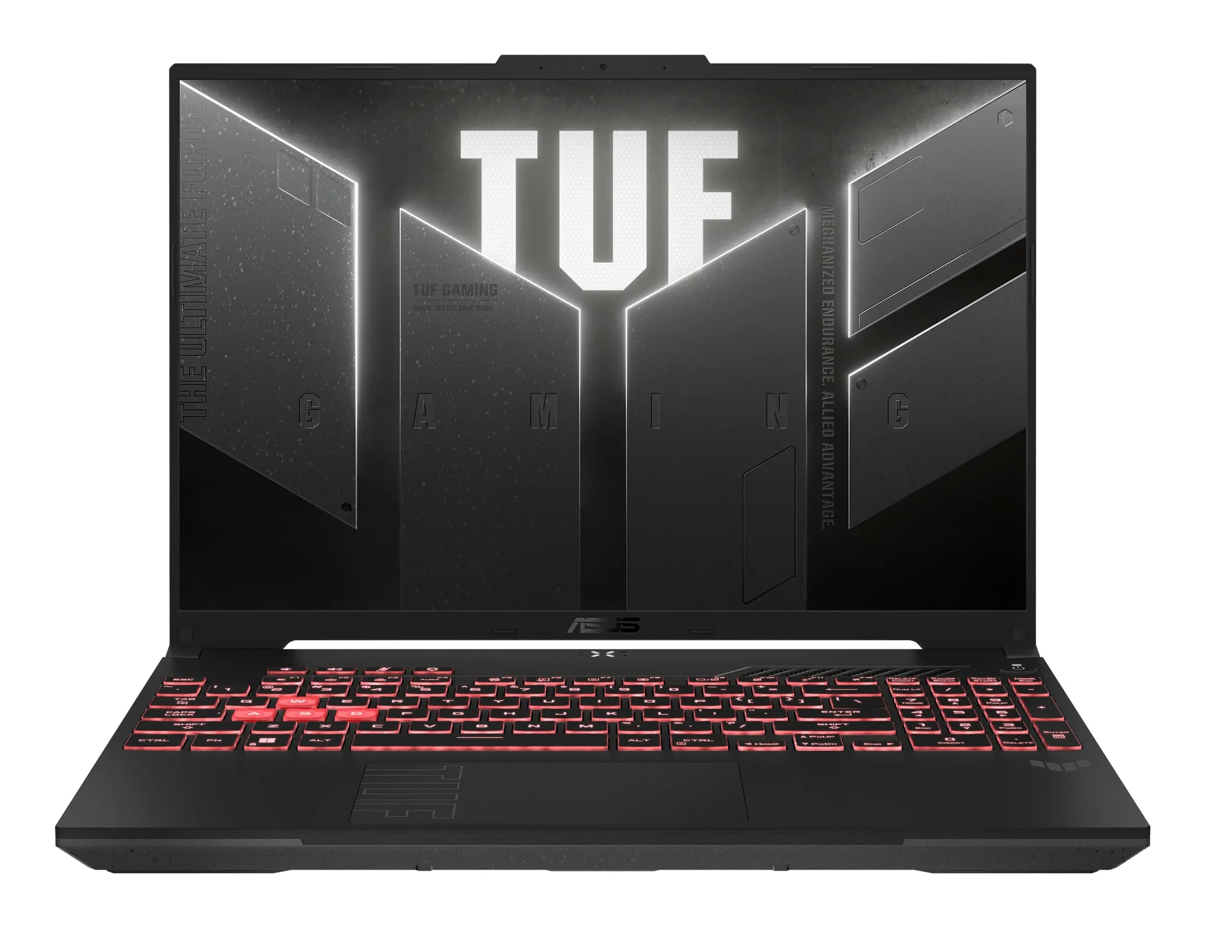 ASUS TUF Gaming A16 FA607NUQ-WS73 AMD Ryzen 7 170 (up to 4.75Ghz), 16.0" WUXGA (1920 x 1200) IPS 144Hz, 16GB DDR5-4800Mhz, 512GB SSD PCIe NVMe M.2, NVIDIA GeForce RTX4050 6GB GDDR6, Wi-Fi 6, BT5.3, Dolby Atmos Sound, LAN, RJ45, 2xUSB Type-A, 2xUSB Type-C, Thunderbolt 4, 720P HD camera, Backlit Chiclet Keyboard 1-Zone RGB, Metallic Top Cover (Металлическая крышка), Quick Charge Type-C (Быстрая зарядка), Copilot key, Eng-Rus, MECHA GRAY + Windows 11 Home.