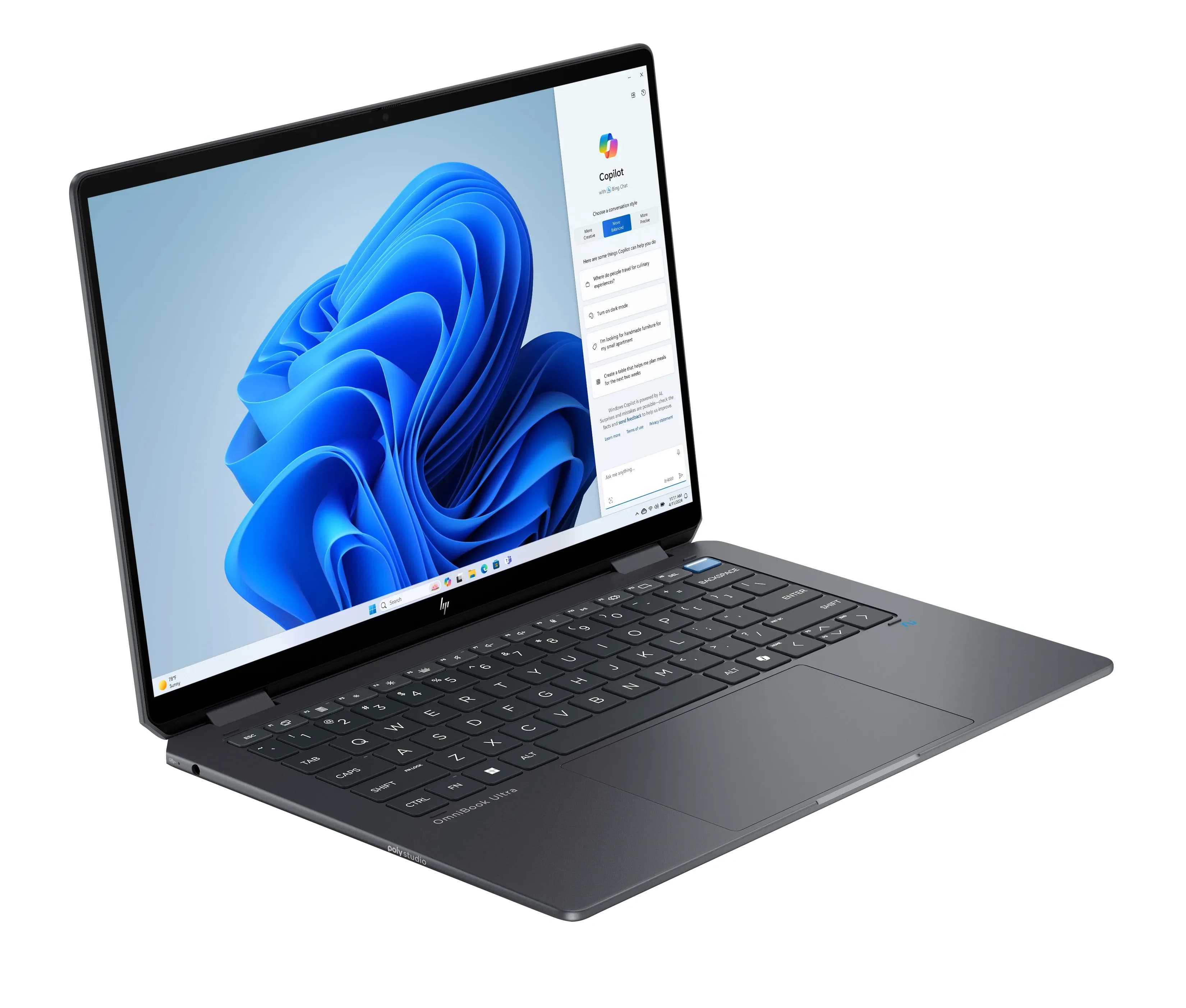 HP OmniBook Ultra Flip NGAI 2-in-1 14-FH0047NR, 16 ГБ RAM / 512 ГБ SSD