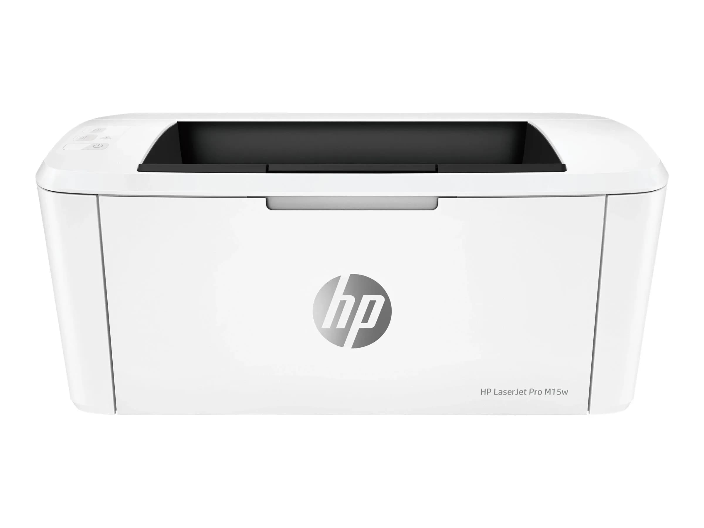HP LaserJet Pro M15w Printer with Wi-Fi, A4, 18ppm, 600 x 600 dpi, Wi-Fi, USB 2.0, 44A CF244A cartridge, White + USB (кабель)