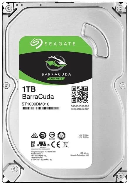 Жесткий диск 1TB 7200rpm, 64MB Cache, Seagate Barracuda, SATA600