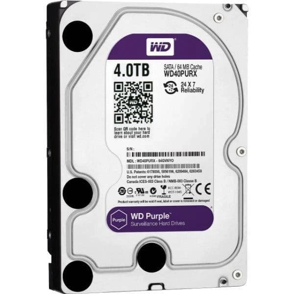 Жесткий диск 4TB 5400rpm [WD40PURX]