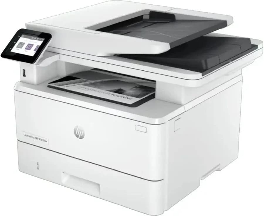 МФУ лазерный HP LaserJet Pro 4103fdw (А4, Принтер, Копир, Сканер, Факс, 1200x1200dpi, 40ppm, ADF, Ethernet, WiFi) + USB кабель