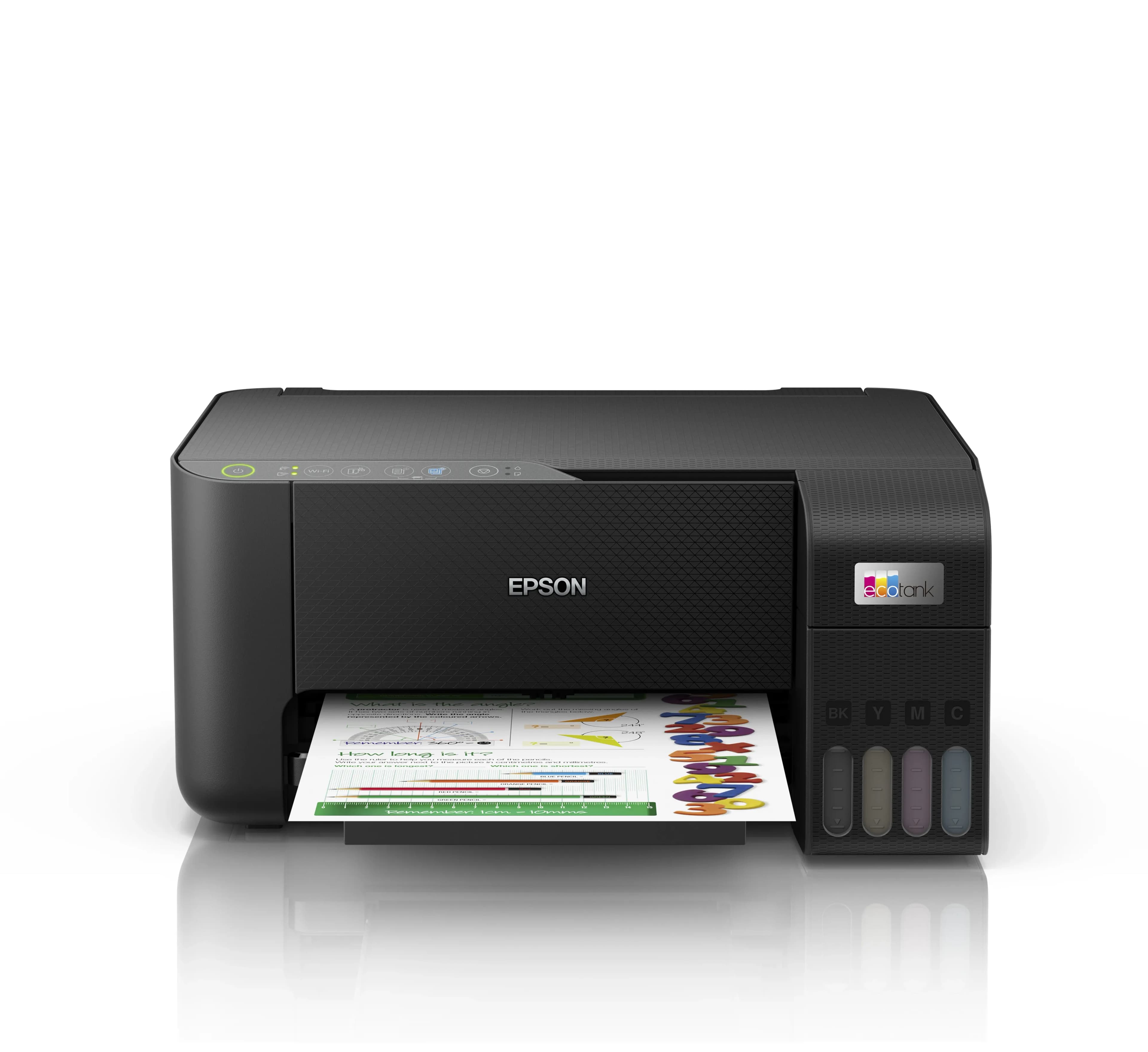 МФУ струйное Epson L3250 (A4, СНПЧ, Принтер, Копир, Сканнер, 33/15ppm, 5760x1440 dpi, 1200x2400сканнер, WiFi, 4-х цветное, Черный)