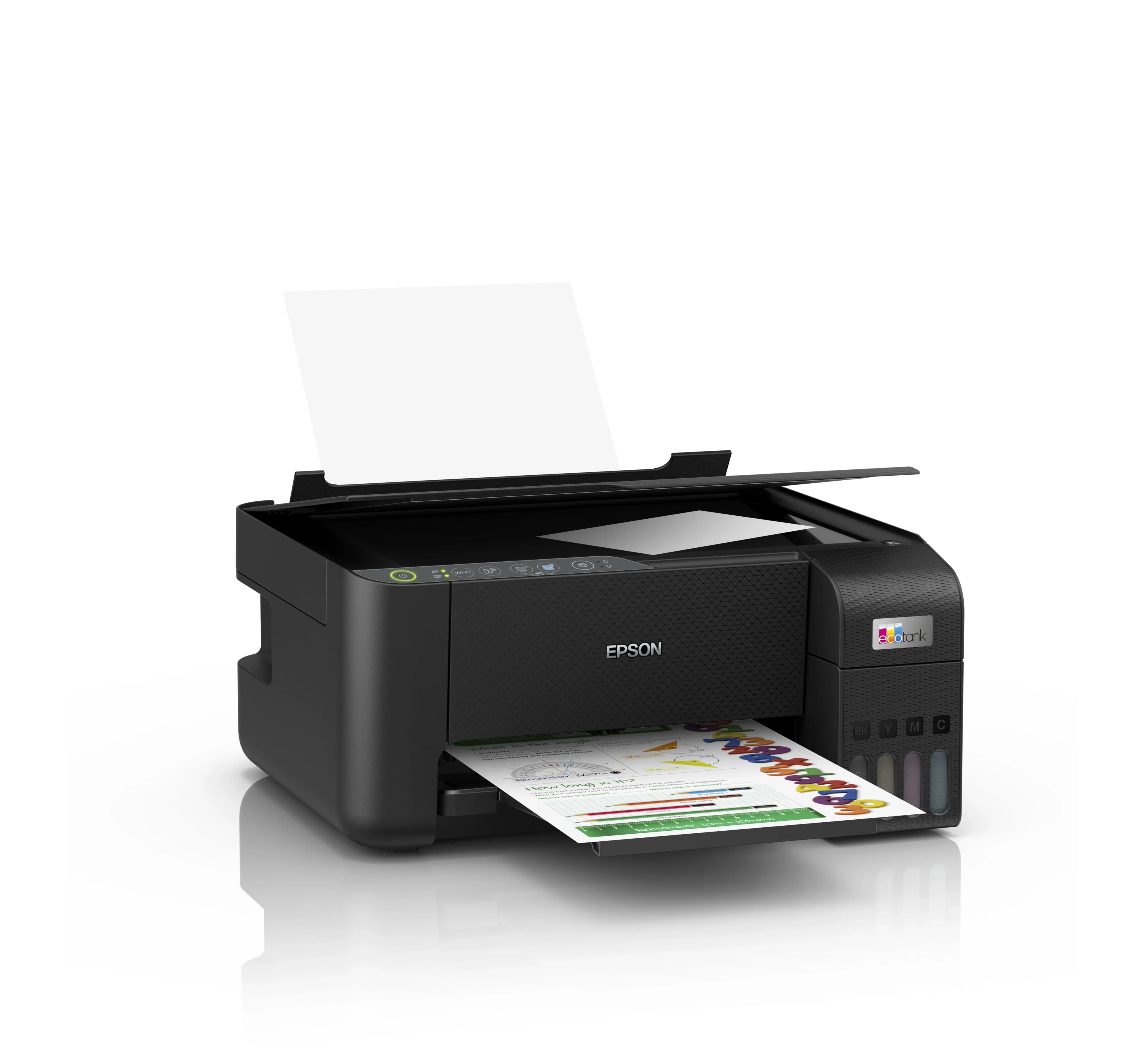 МФУ струйное Epson L3250 (A4, СНПЧ, Принтер, Копир, Сканнер, 33/15ppm, 5760x1440 dpi, 1200x2400сканнер, WiFi, 4-х цветное, Черный)