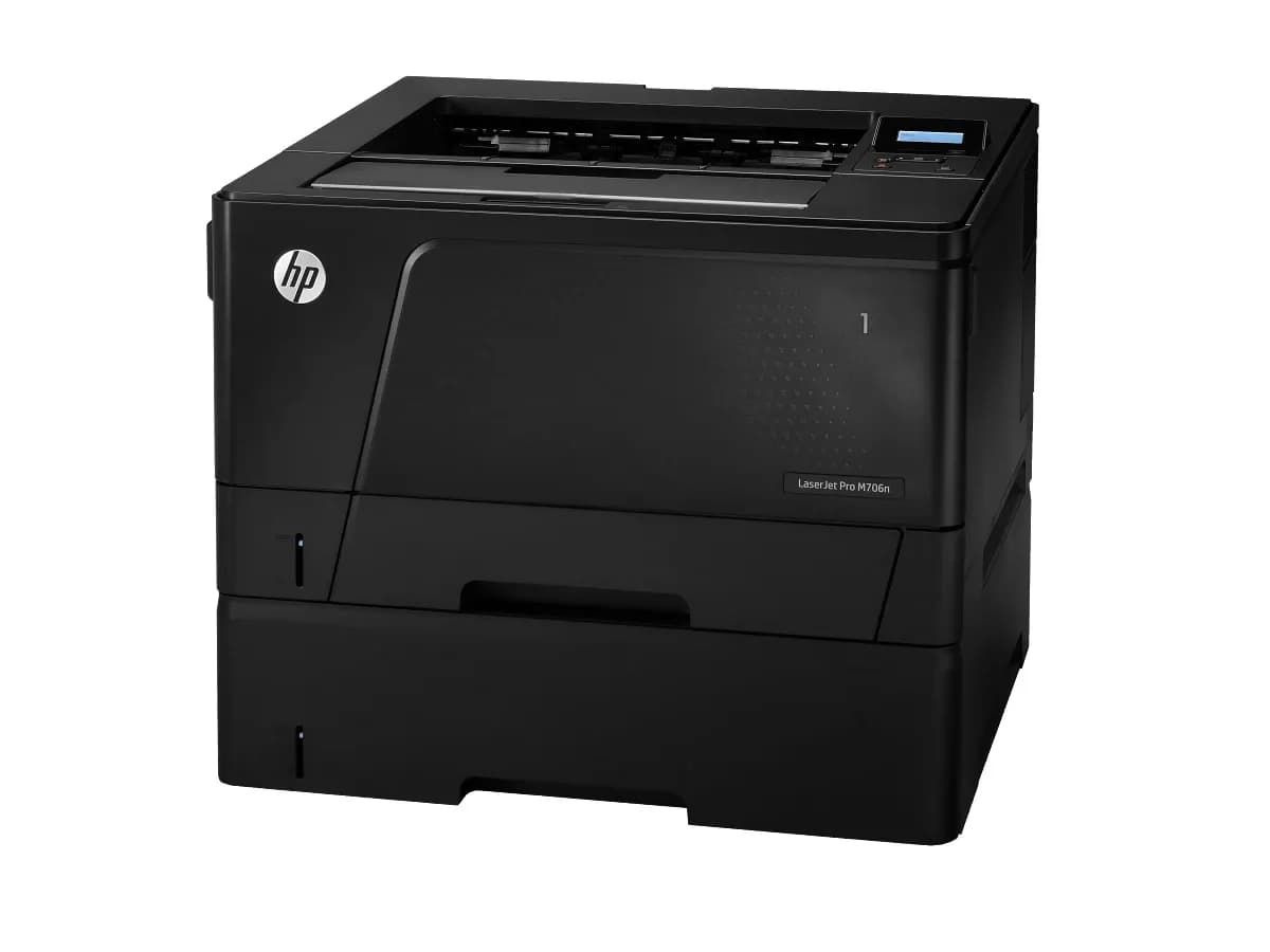 Принтер лазерный HP LJ PRO M706n (A3/A4, 1200dpi, 18/35ppm, 256MB, Duplex, LAN, USB)