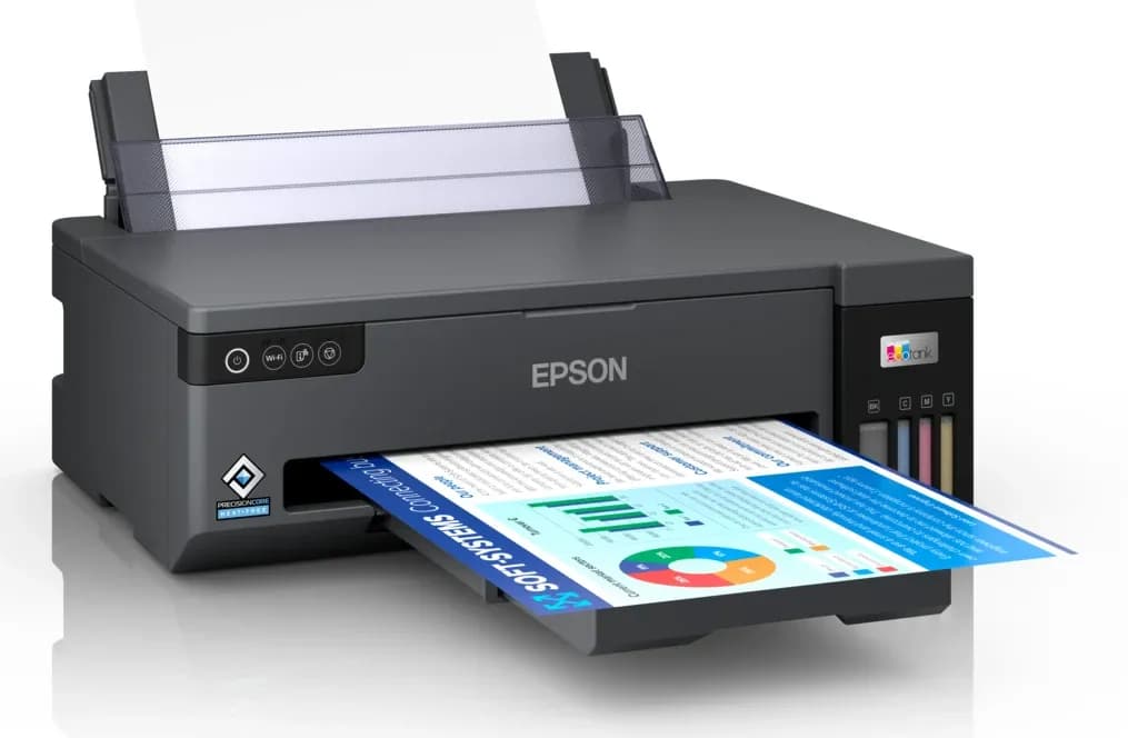 Принтер Epson L11050 (A3+, 4800x1200 dpi, 4color, 15ppm(A4 black),8 ppm(A4 color), 64-300g/m2, USB, WiFi, оригинальные чернила)