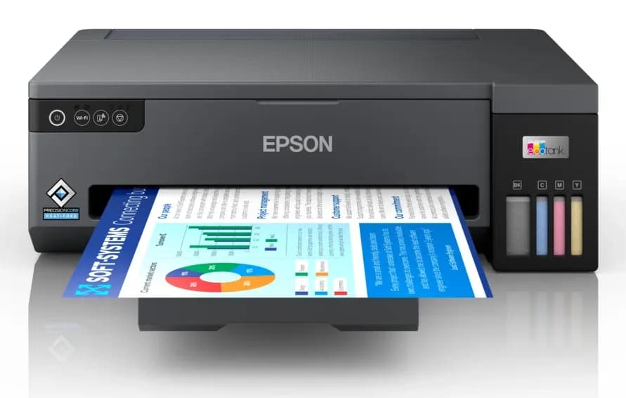 Принтер струйный Epson L11050 (A3+, 15 стр/мин) чёрный [C11CK39402]