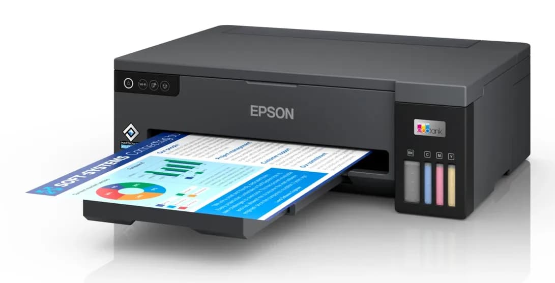 Принтер Epson L11050 (A3+, 4800x1200 dpi, 4color, 15ppm(A4 black),8 ppm(A4 color), 64-300g/m2, USB, WiFi, оригинальные чернила)