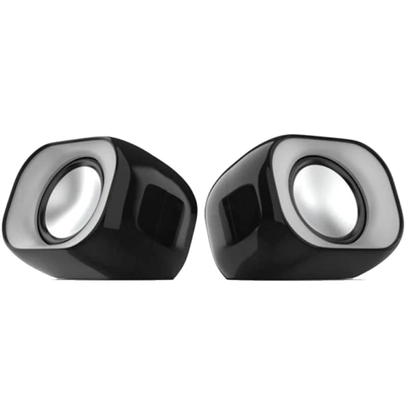 Колонки HP DHS-2111 (6Вт, Mini Jack, USB, Длина кабеля 1,2 м, Звуковая схема 2.0, Черный)