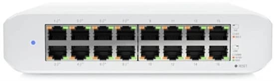 Коммутатор Ubiquiti UniFi USW-Lite-16-PoE (8 PoE+, 60 Вт)